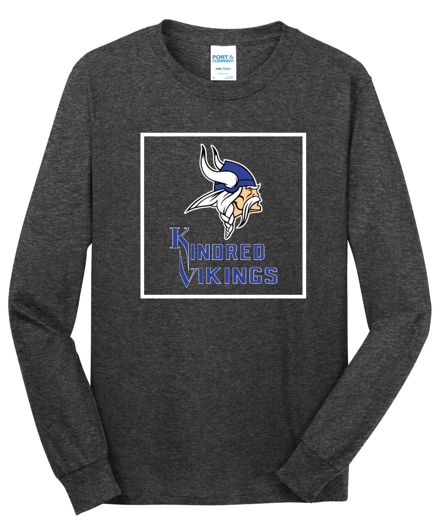 Front Design - Dark Heather Grey