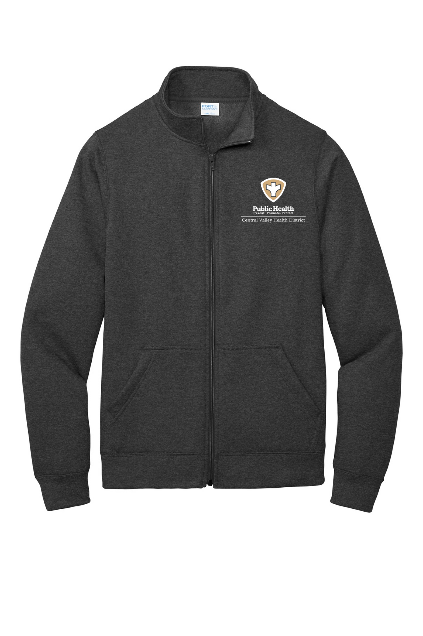 Front Design - Dark Heather Grey