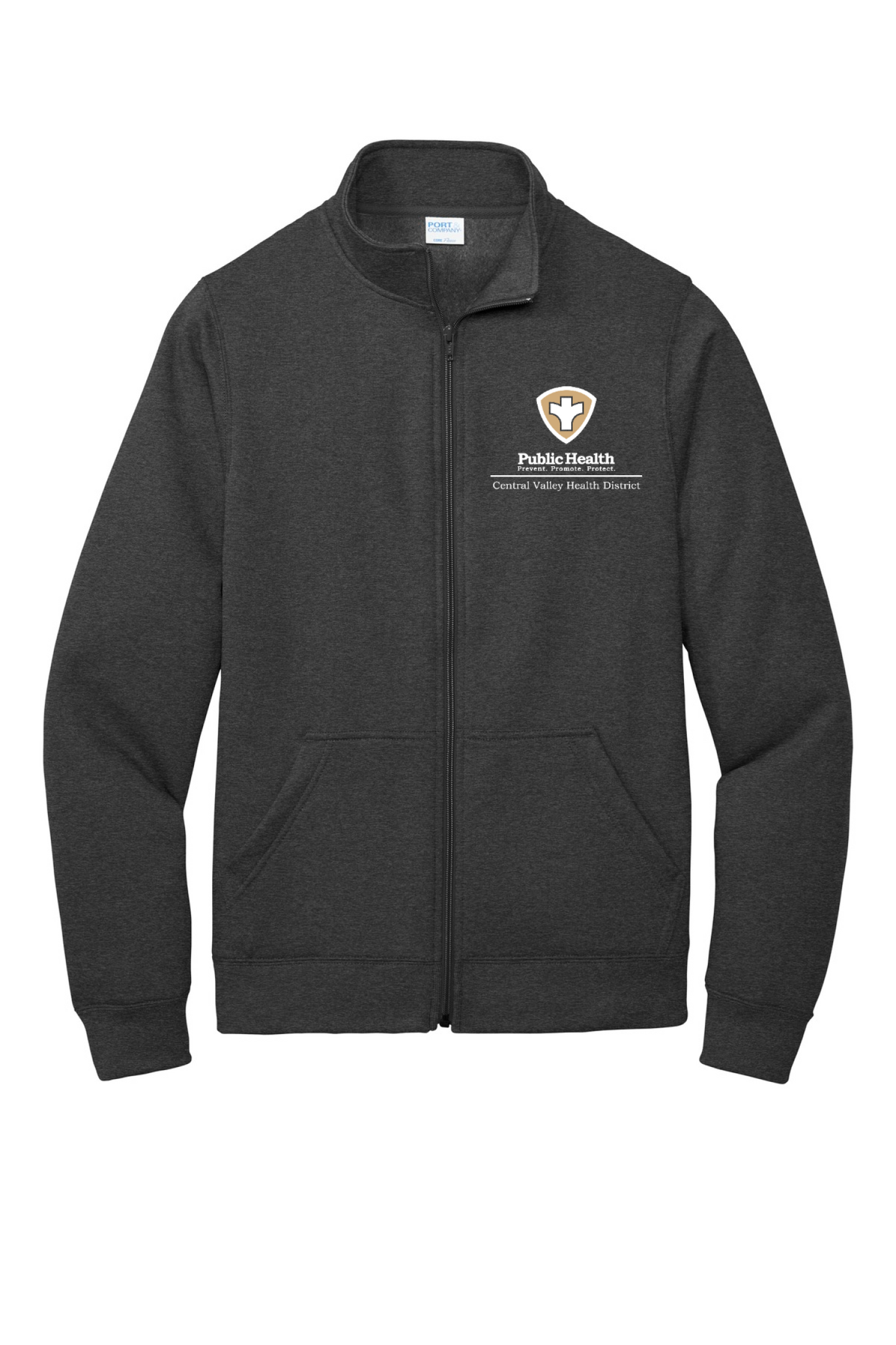 Front Design - Dark Heather Grey