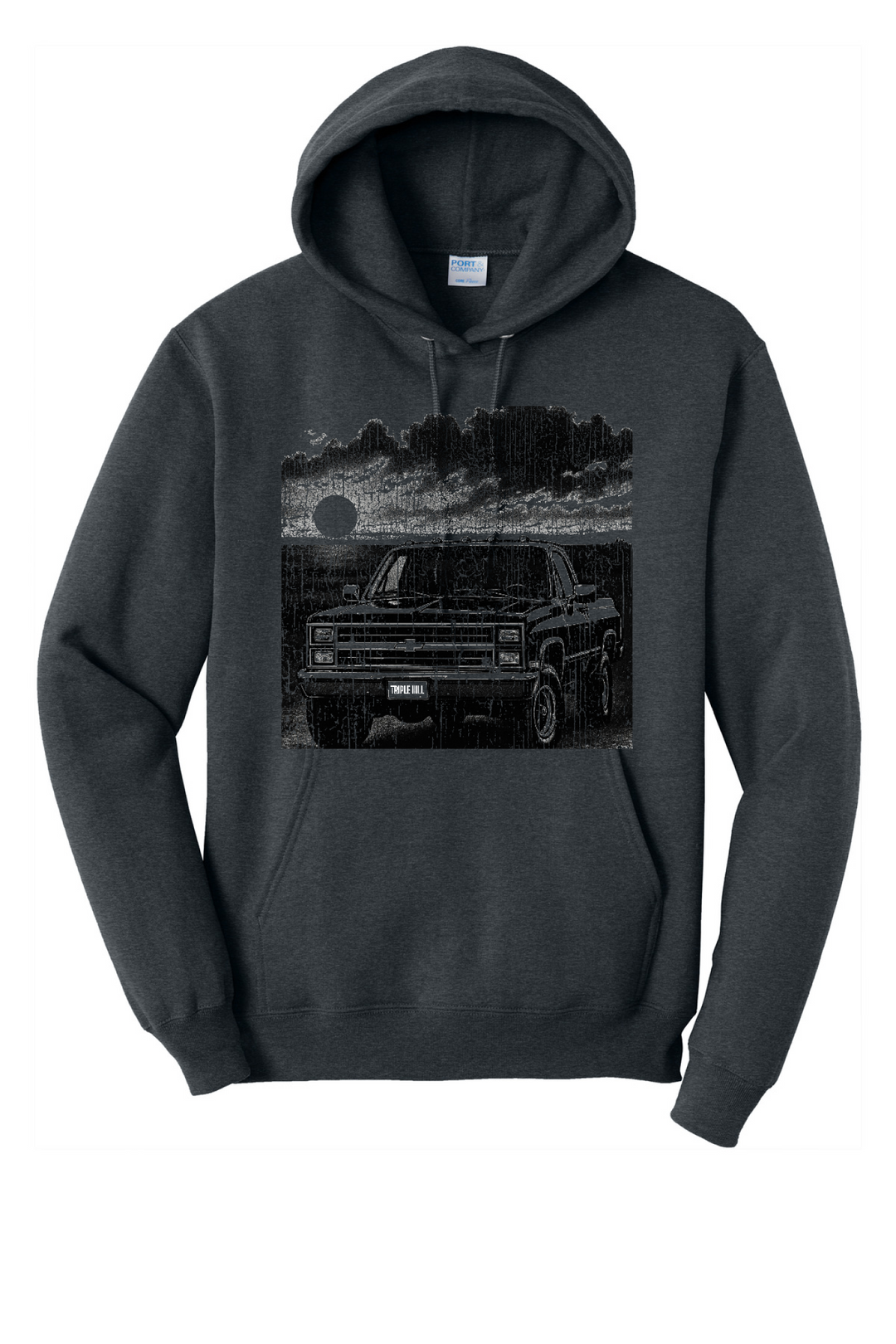 Front Design - Dark Heather Grey