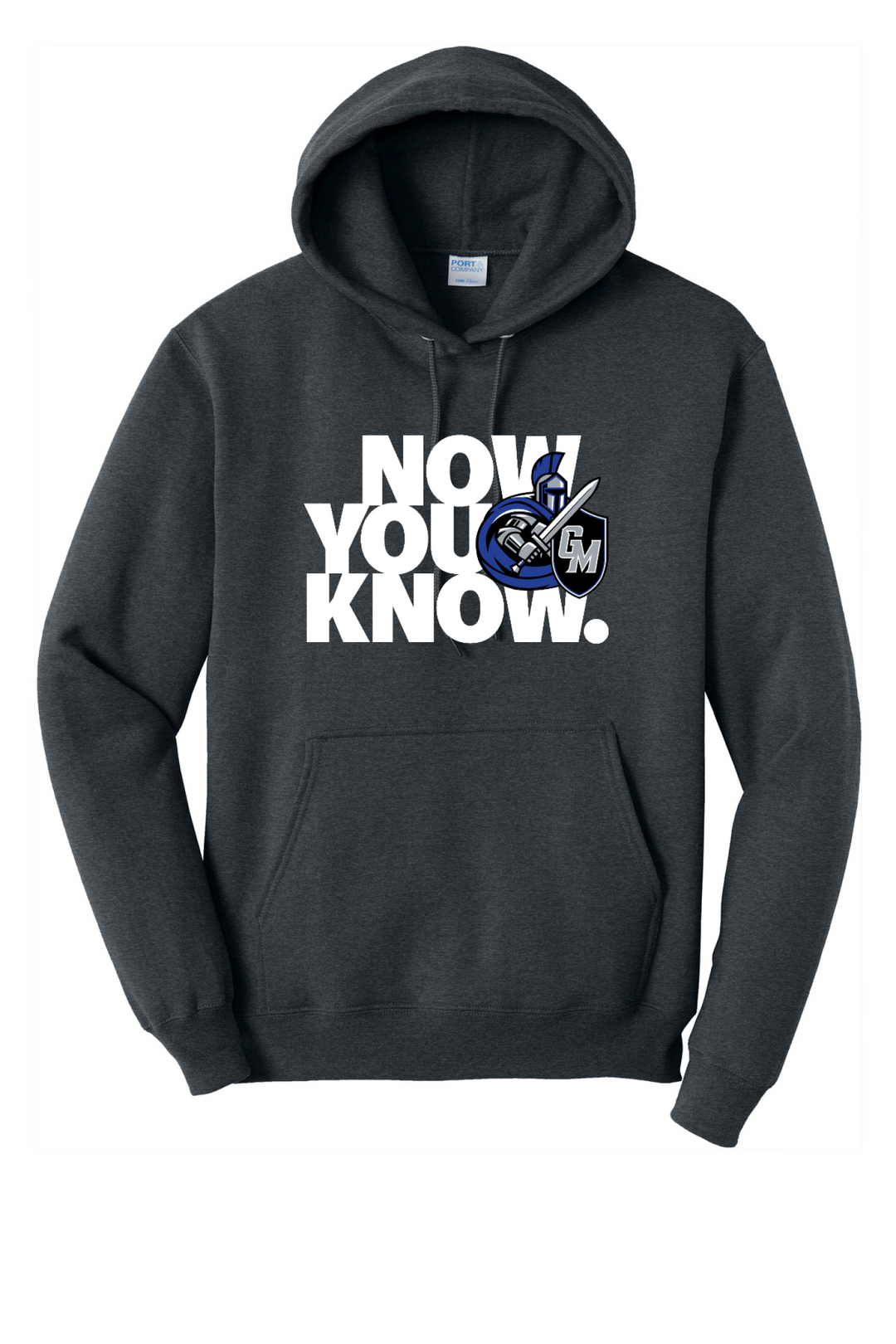 Front Design - Dark Heather Grey