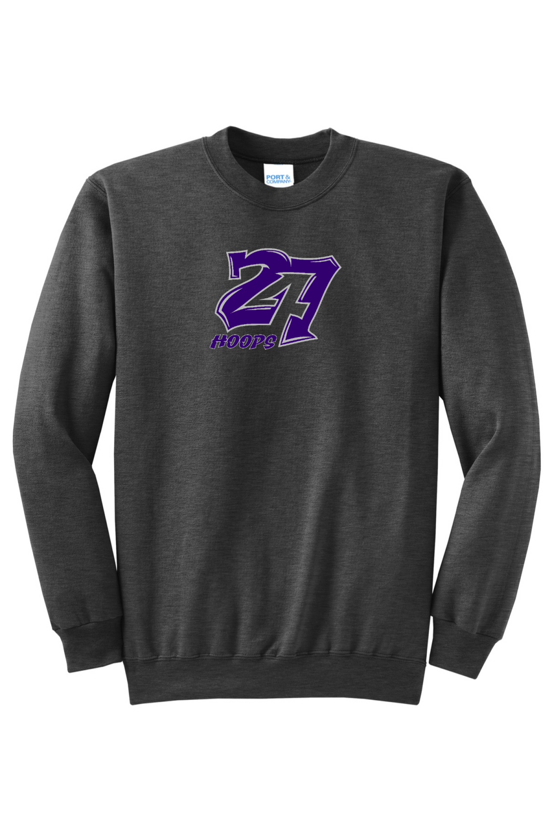 Front Design - Dark Heather Grey
