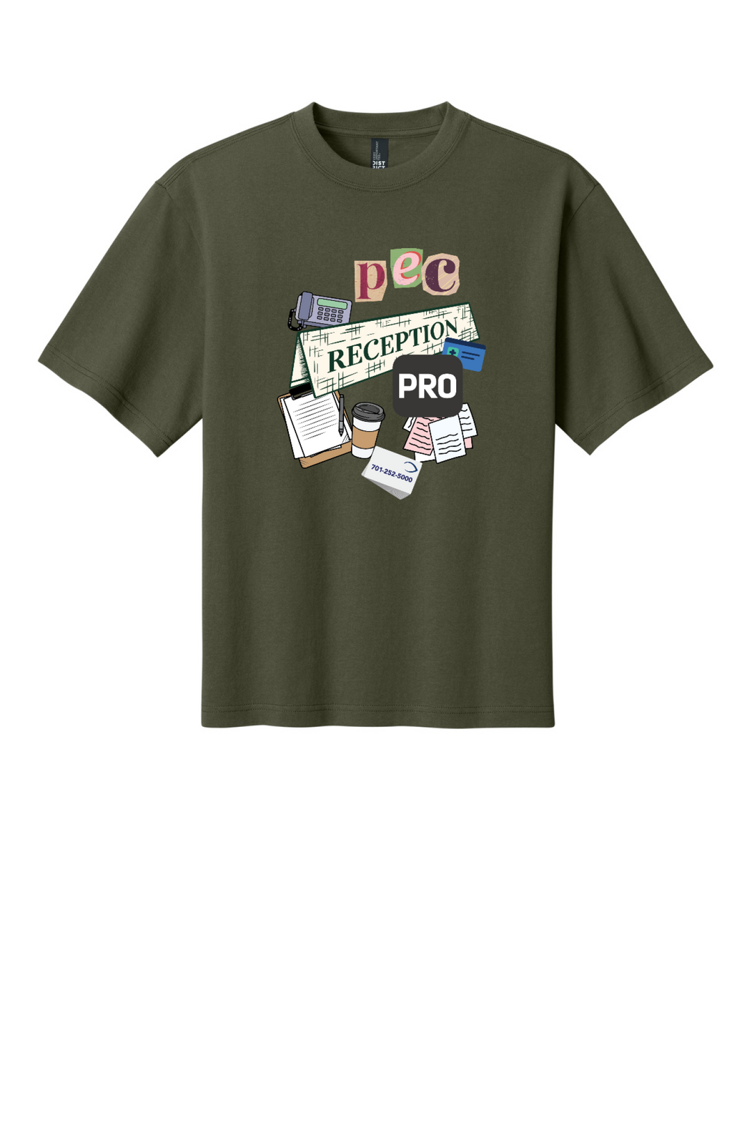Front Design - Dark Olive