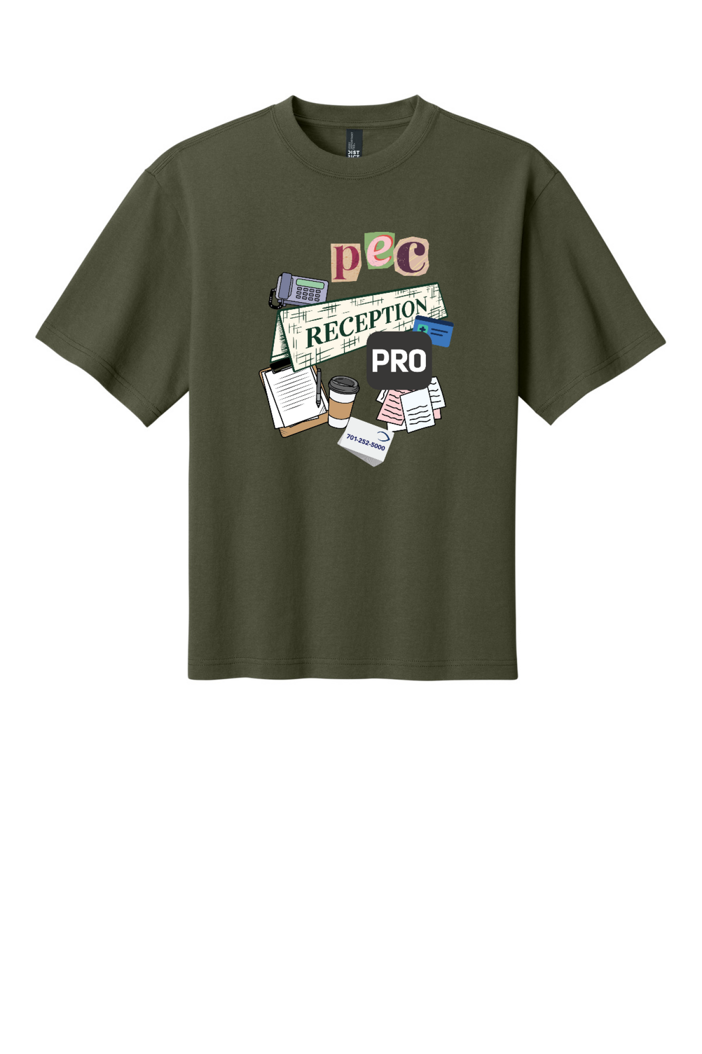 Front Design - Dark Olive