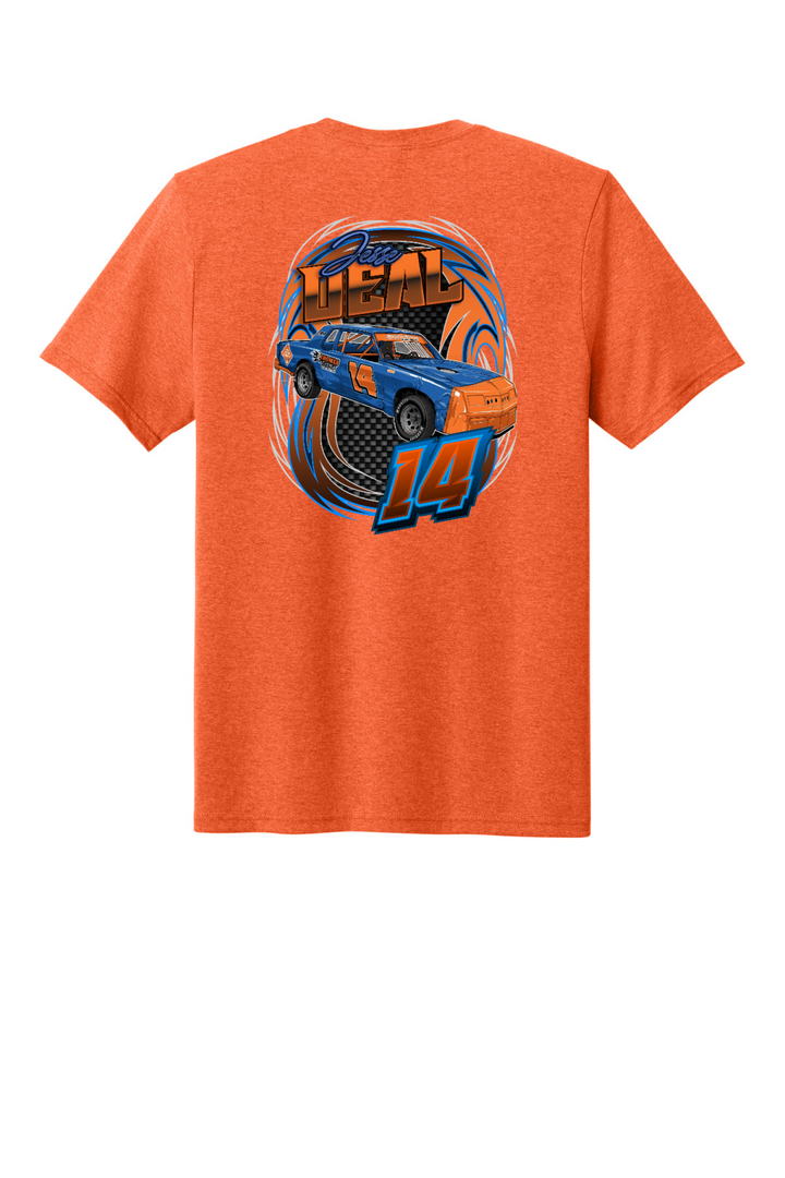 Back Design - Deep Orange Heather