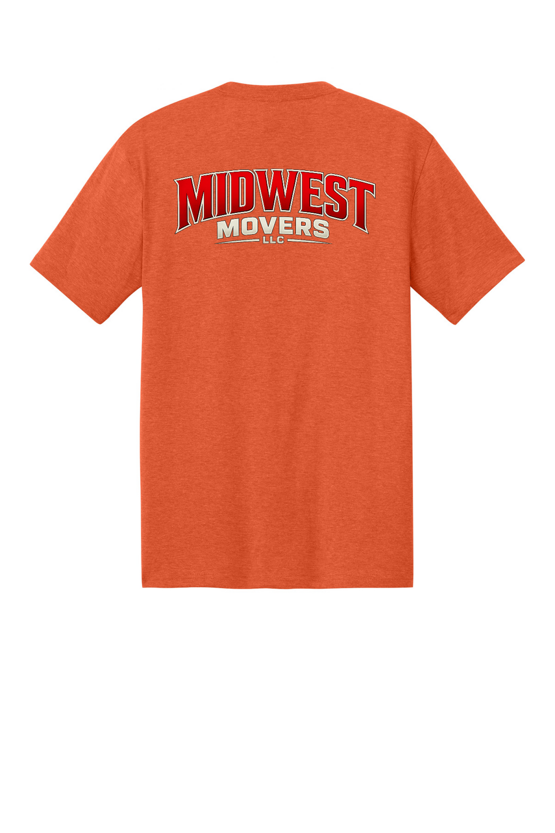 Back Design - Deep Orange Heather