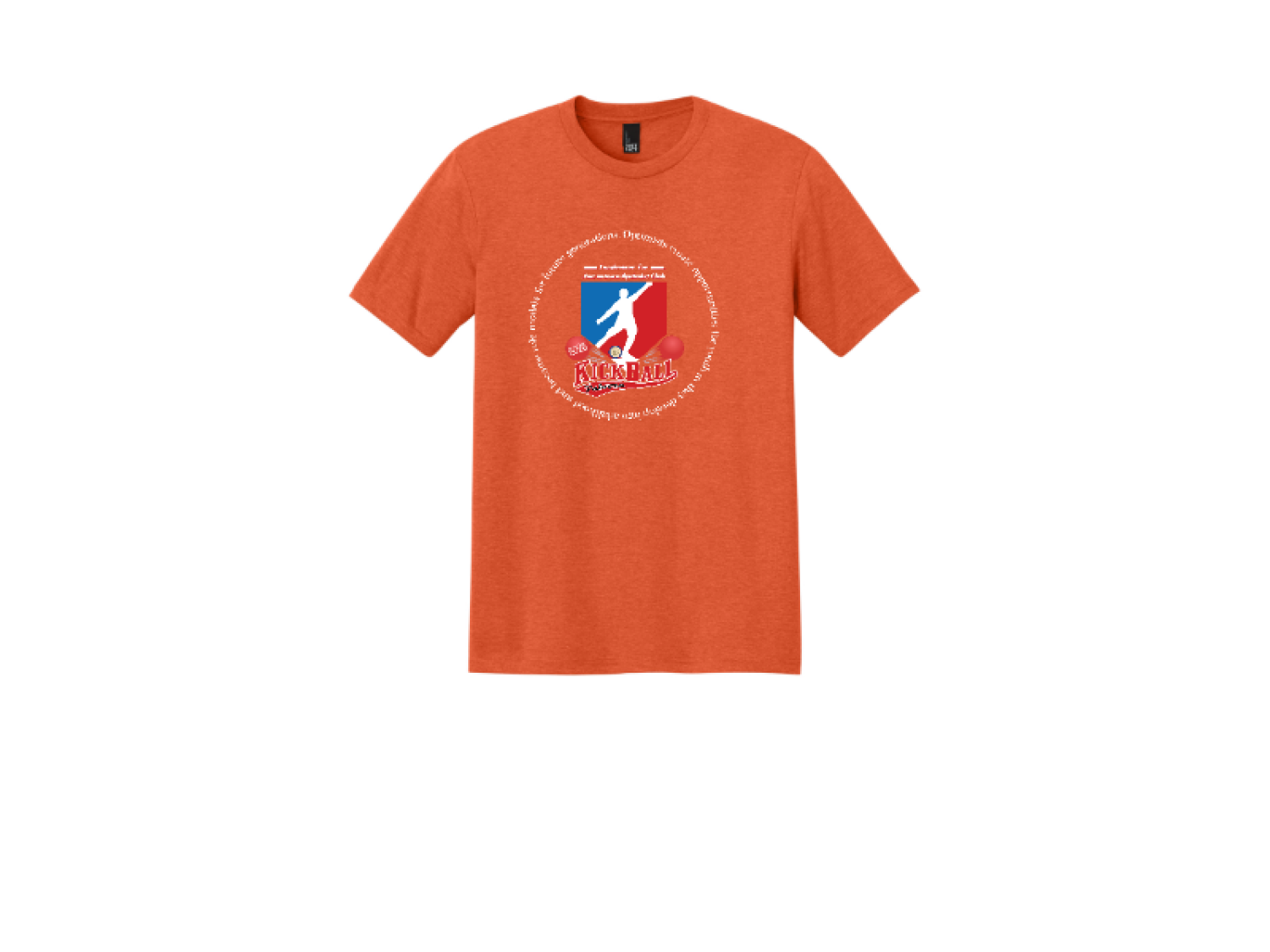 Front Design - Deep Orange Heather