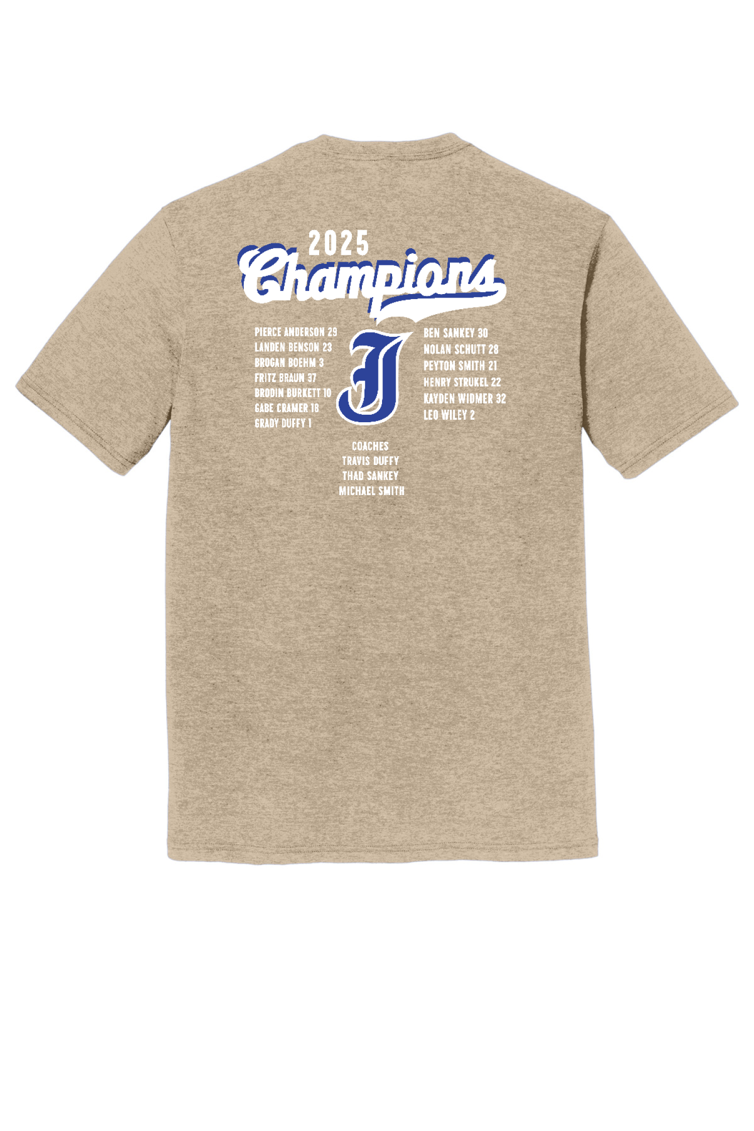 Back Design - Desert Tan Heather