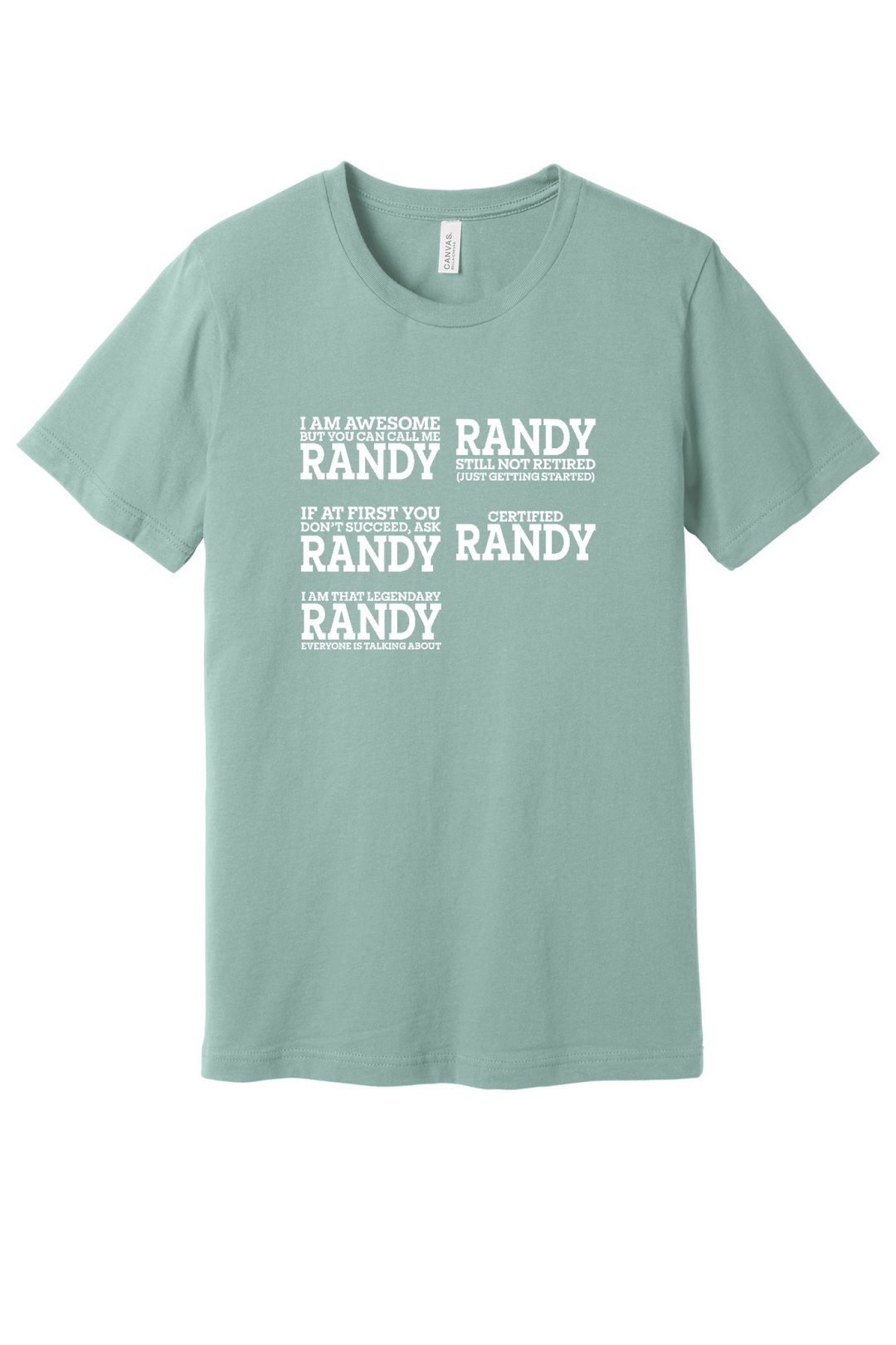 Front Design - Dusty Blue