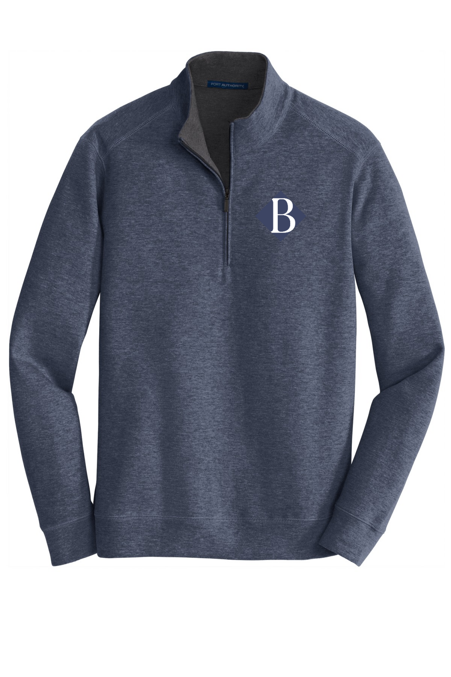 Front Design - Estate Blue Heather/ Charcoal Heather