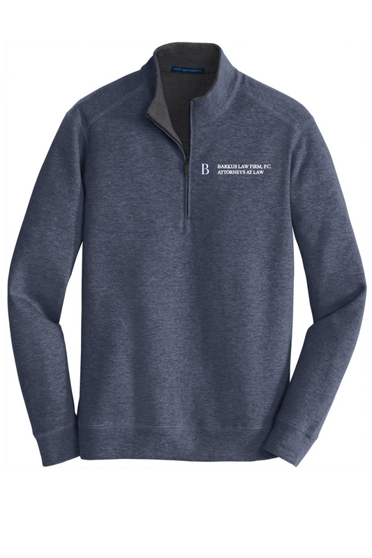 Front Design - Estate Blue Heather/ Charcoal Heather