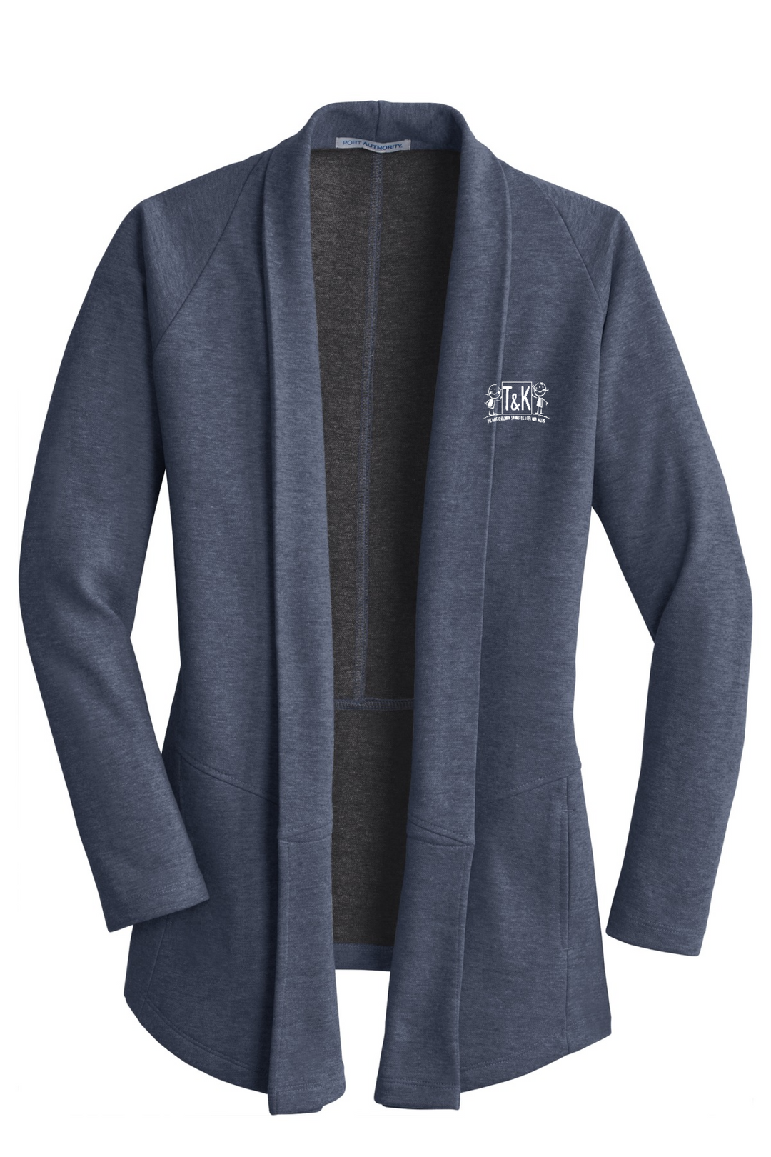 Front Design - Estate Blue Heather/ Charcoal Heather