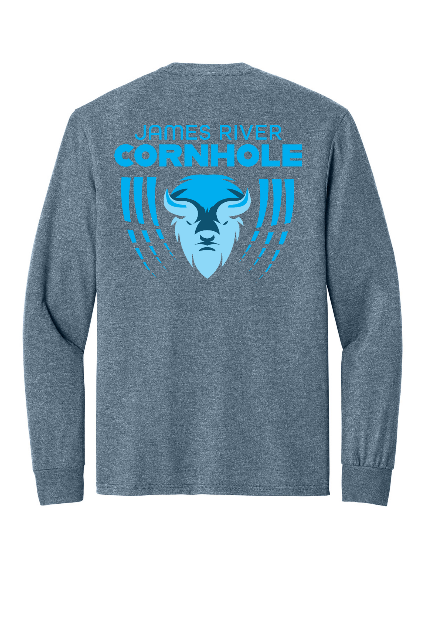 Back Design - Flint Blue Heather