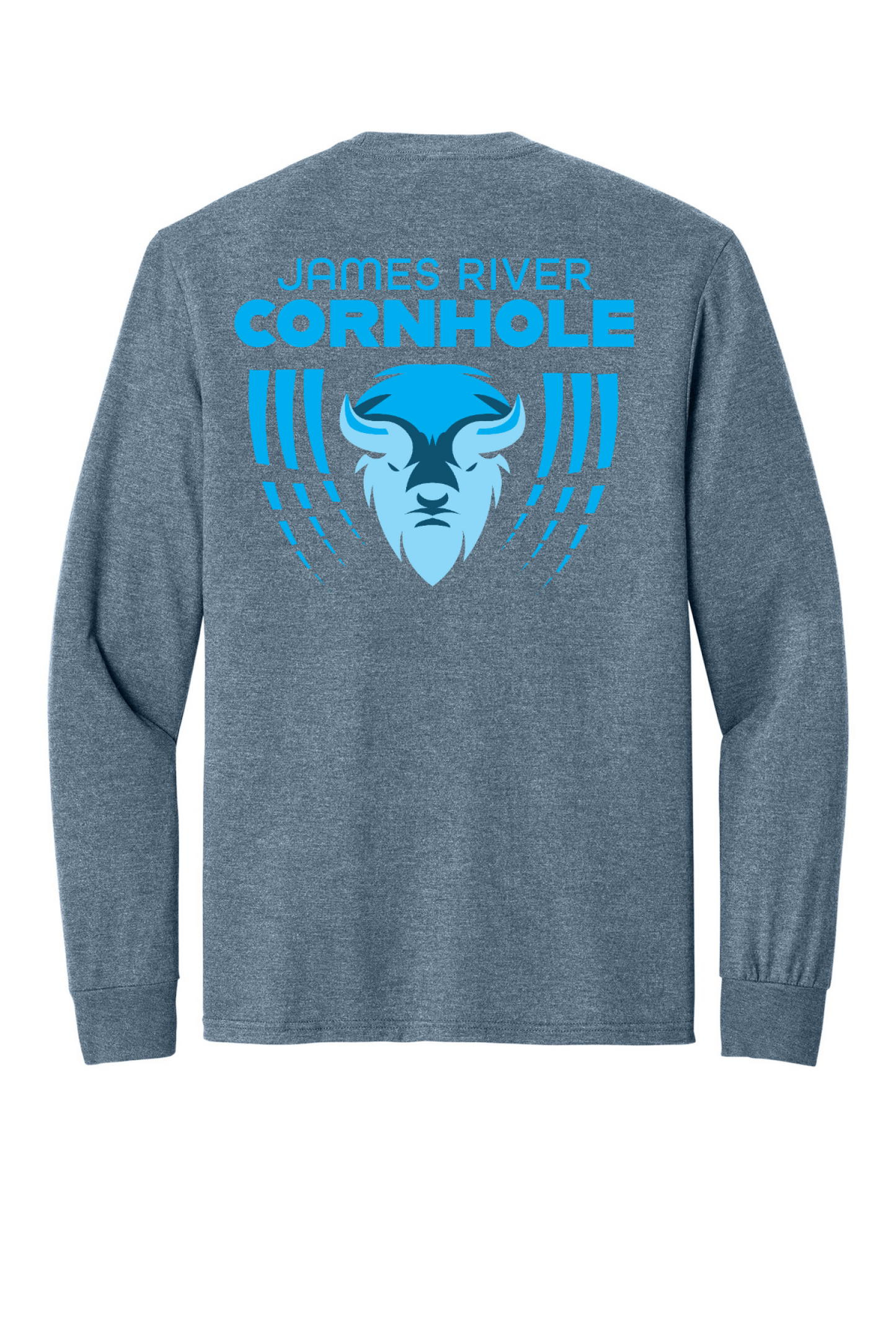 Back Design - Flint Blue Heather