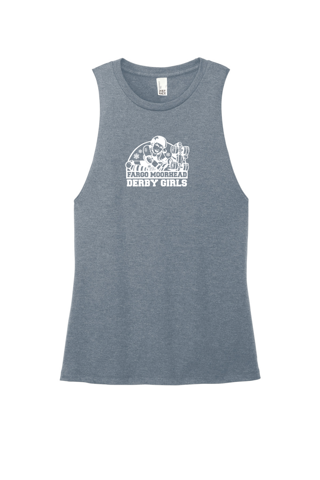 Front Design - Flint Blue Heather