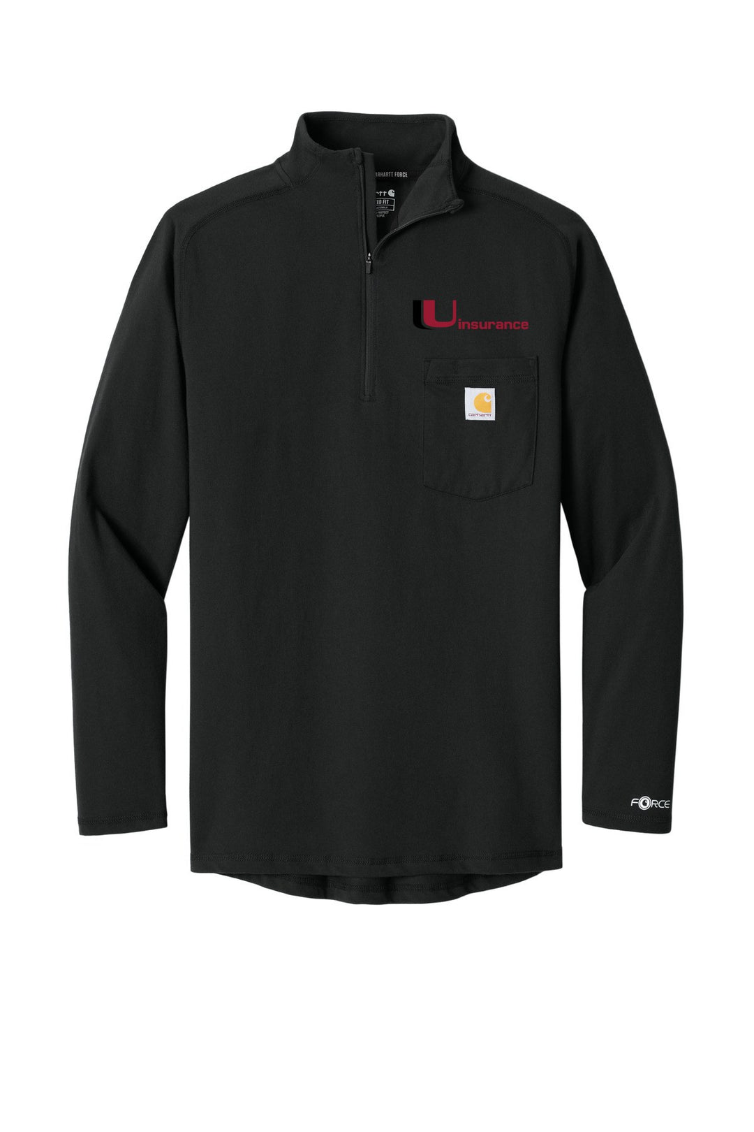 Uinsurance Unisex Carhartt Force 1/4-Zip Long Sleeve T-Shirt CT106660