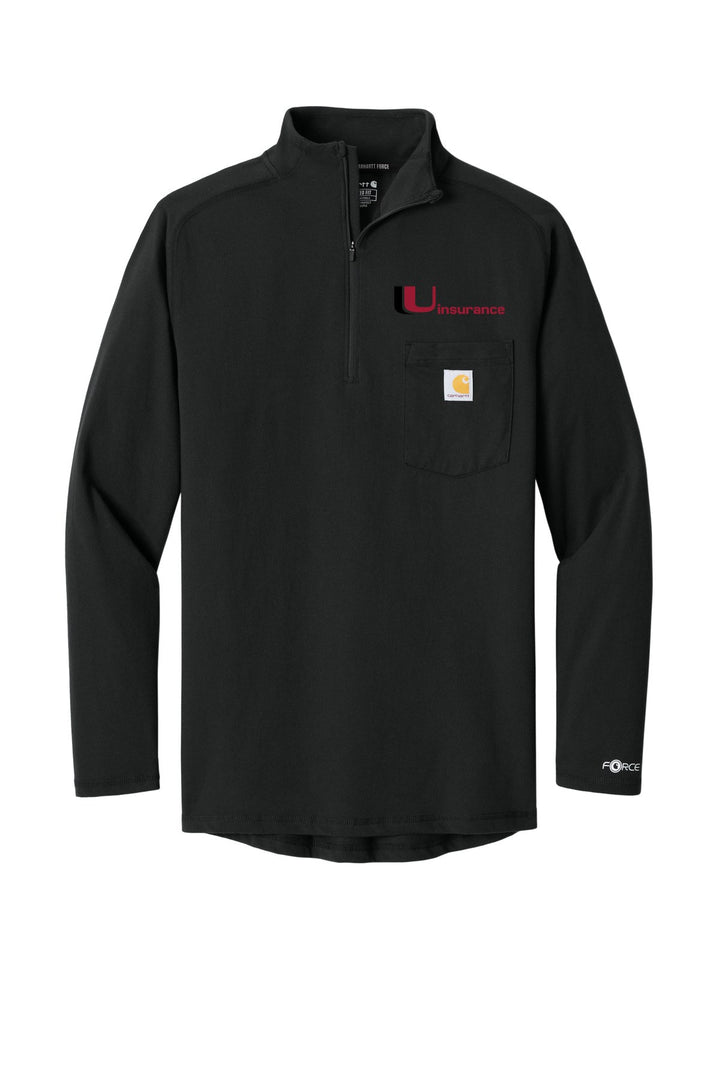 Uinsurance Unisex Carhartt Force 1/4-Zip Long Sleeve T-Shirt CT106660