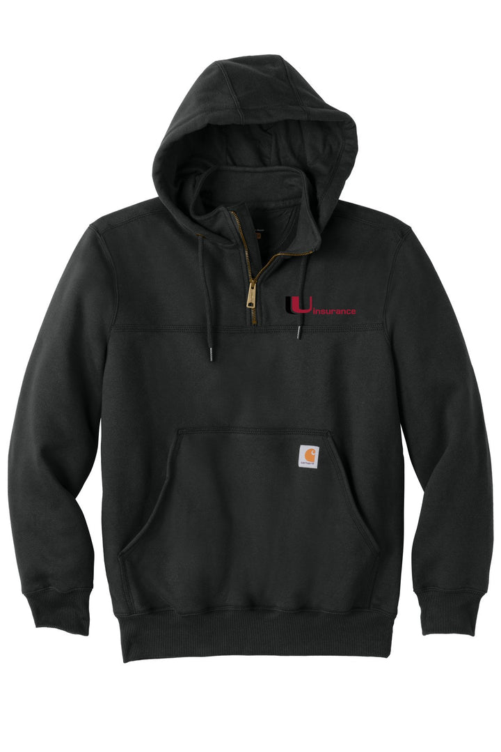 Uinsurance Unisex (EMBROIDERED) Carhartt Rain Defender Paxton Heavyweight Zip Hoodie. CT100617