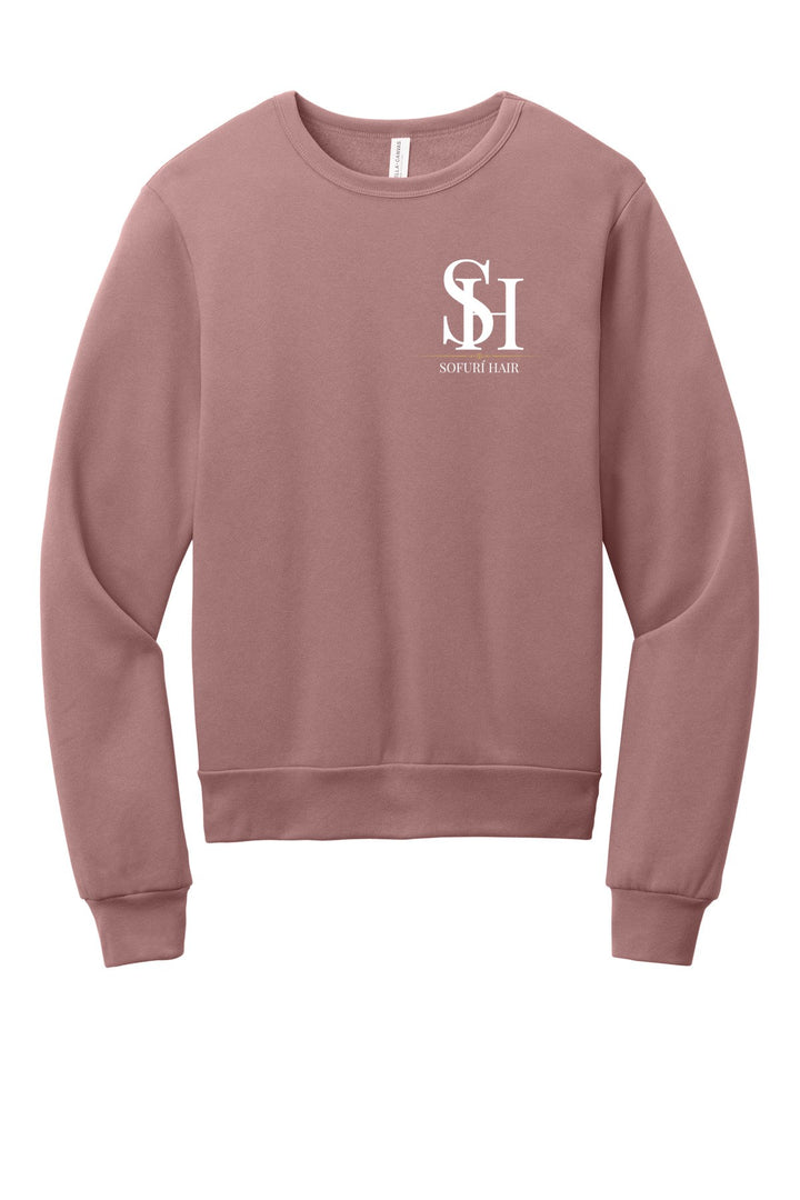 Sofuri (Front&amp;Back) BELLA+CANVAS Unisex Sponge Fleece Classic Crewneck Sweatshirt BC3911