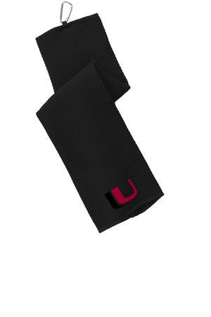 Unison Port Authority Waffle Microfiber Golf Towel. TW60