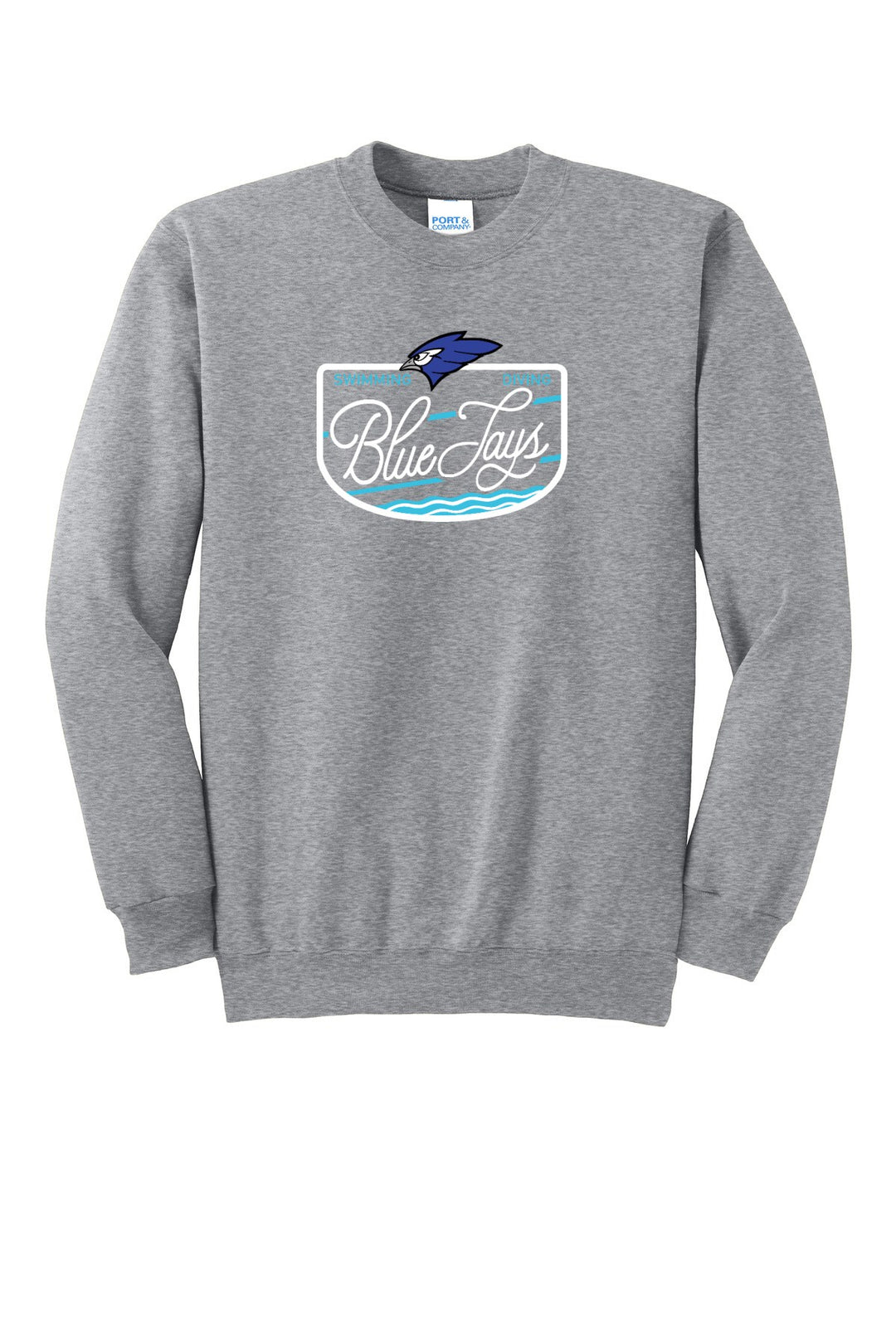 Port &amp; Company - Essential Fleece Crewneck Sweatshirt. PC90