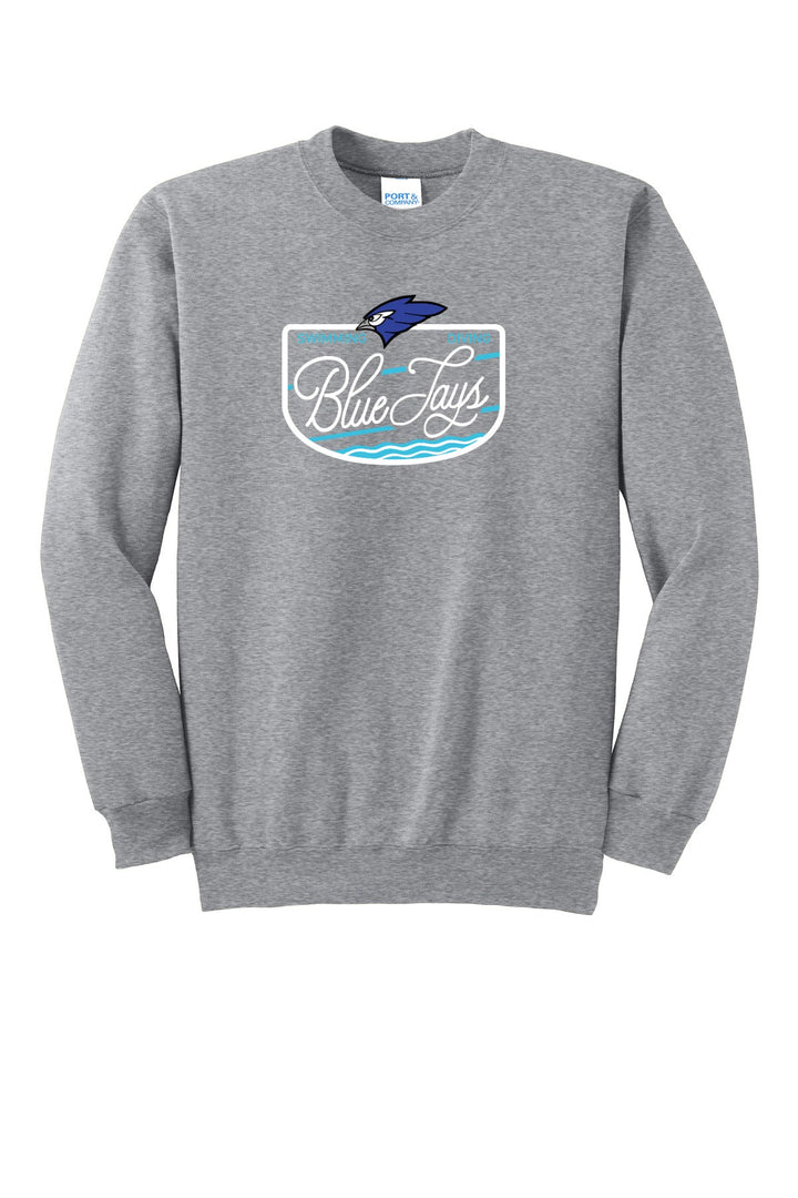 Port &amp; Company - Essential Fleece Crewneck Sweatshirt. PC90