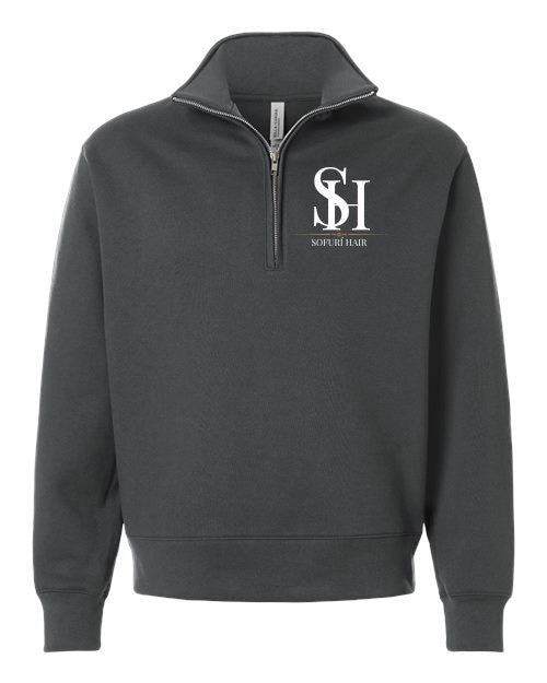 Sofuri Hair Unisex 10 oz Quarter-Zip Pullover Sweatshirt 4740