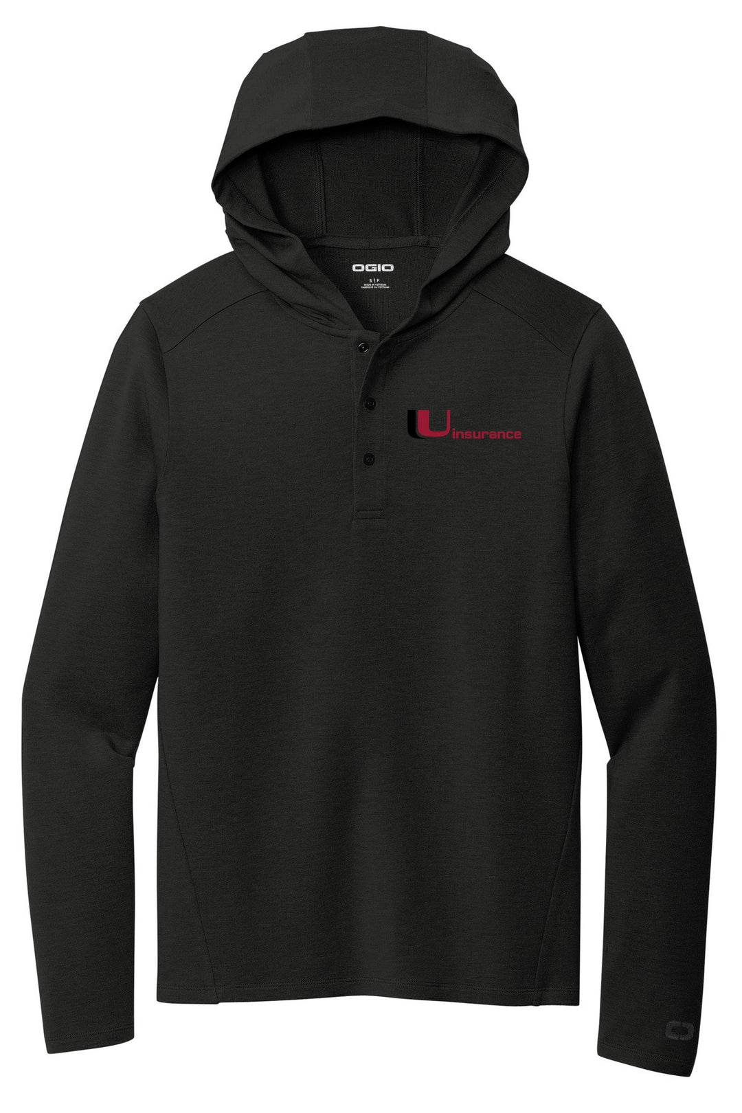 Uinsurance Unisex OGIO Luuma Flex Hooded Henley OG826
