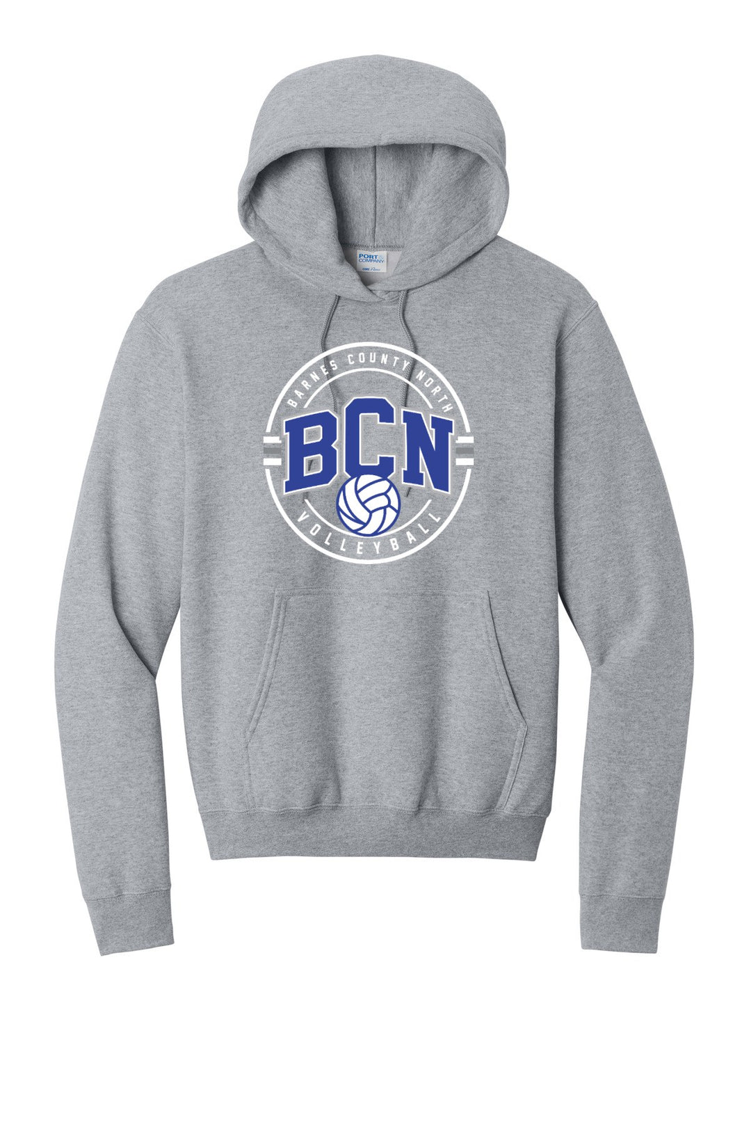 BCN Core Fleece Pullover Hooded Sweatshirt. PC78H