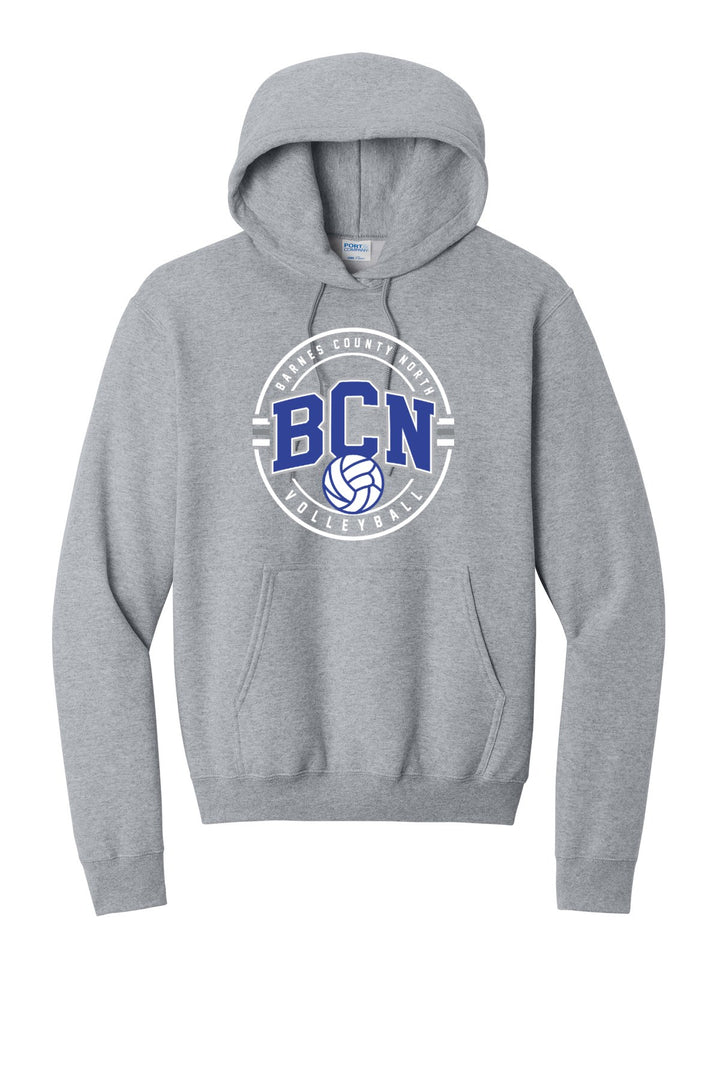 BCN Core Fleece Pullover Hooded Sweatshirt. PC78H