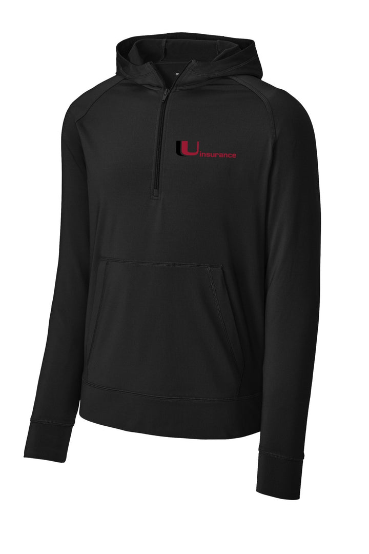 Uinsurance Unisex Sport-Wick Stretch 1/2-Zip Hoodie ST856