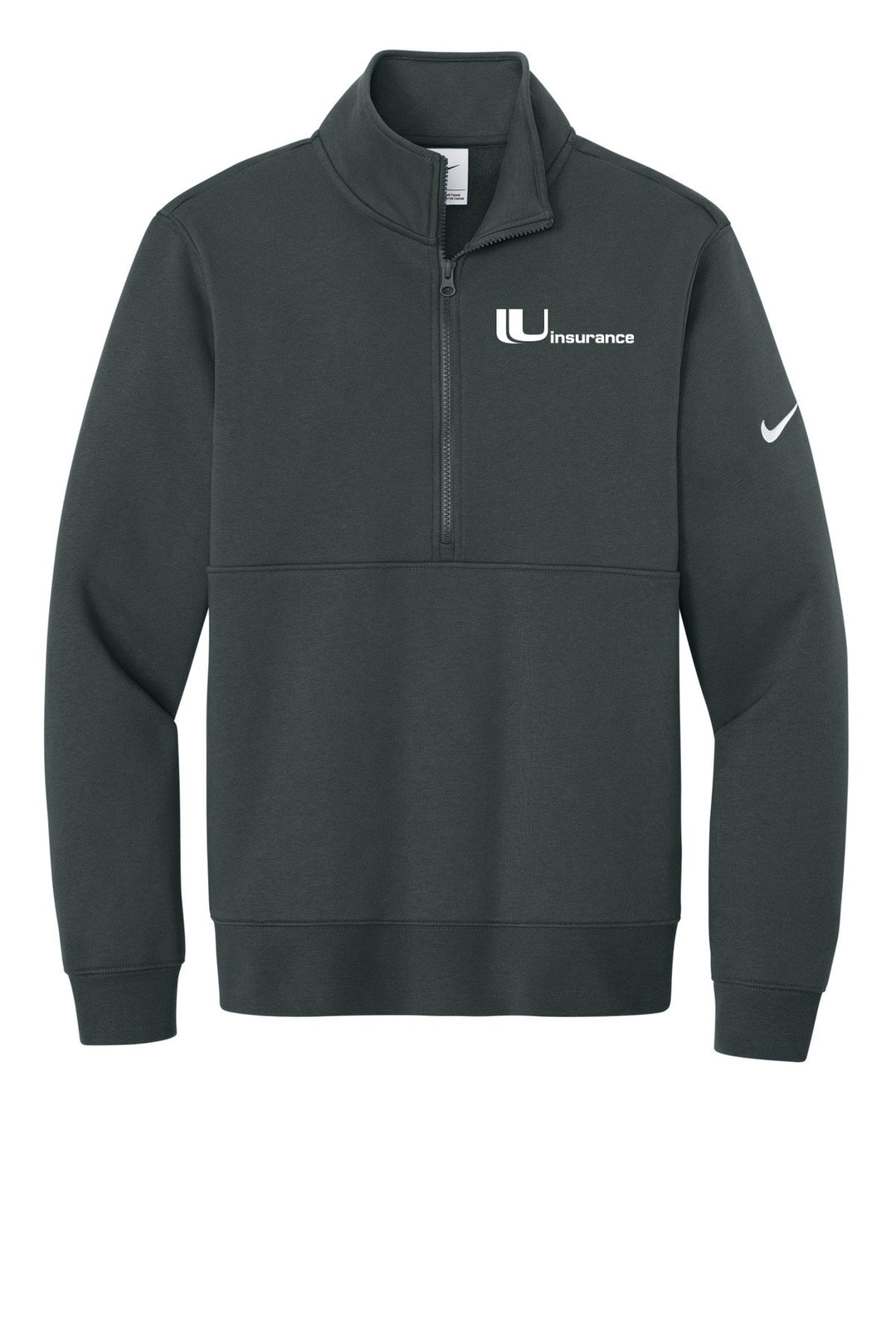 Uinsurance (EMBROIDERED) Unisex Nike Club Fleece Sleeve Swoosh 1/2-Zip NKDX6718