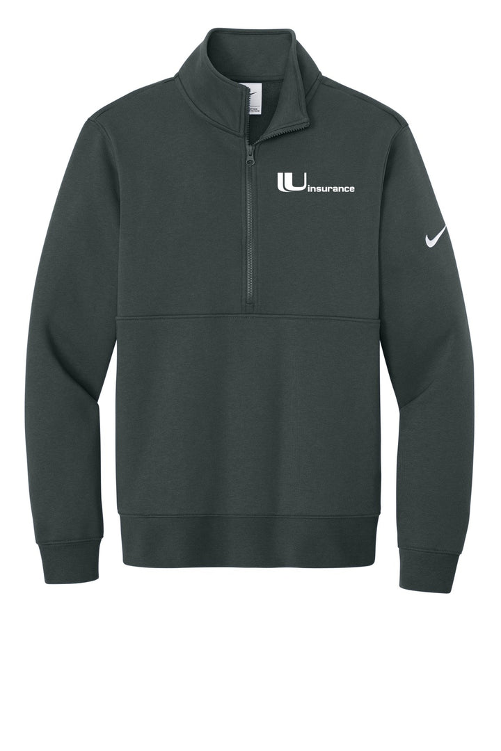 Uinsurance (EMBROIDERED) Unisex Nike Club Fleece Sleeve Swoosh 1/2-Zip NKDX6718