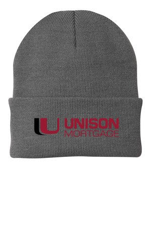 Unison Mortgage Port &amp; Company Knit Cap. CP90