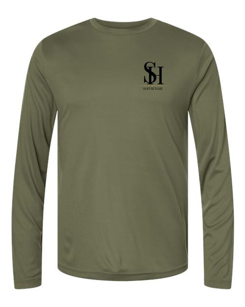 Sofuri Unisex Capital Long Sleeve Performance T-Shirt CE10L