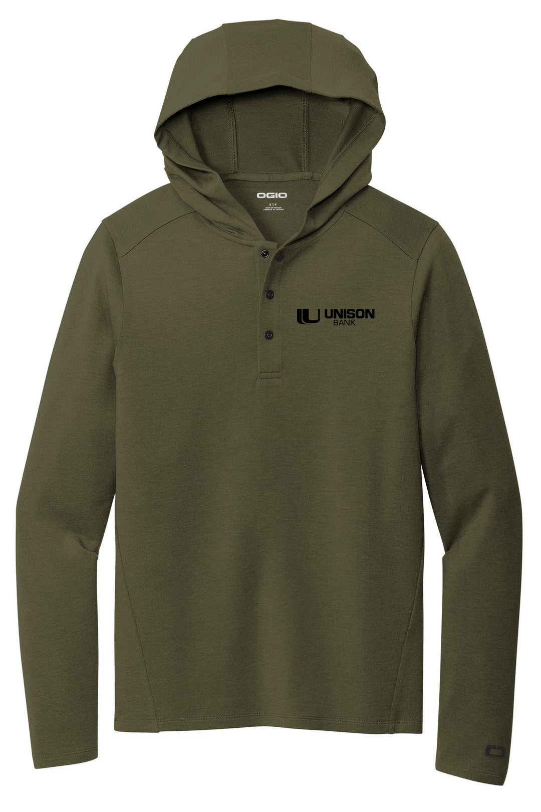 Unison Bank OGIO Luuma Flex Hooded Henley OG826