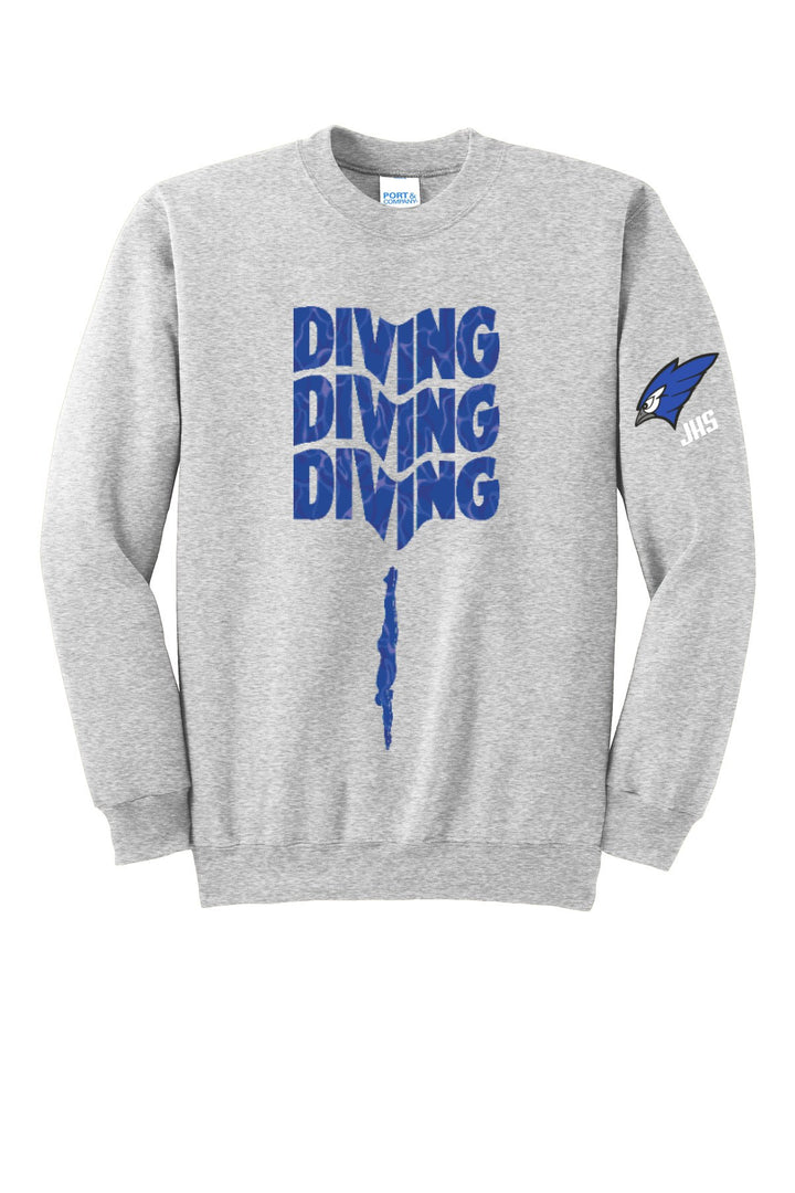 Port &amp; Company - Essential Fleece Crewneck Sweatshirt. PC90