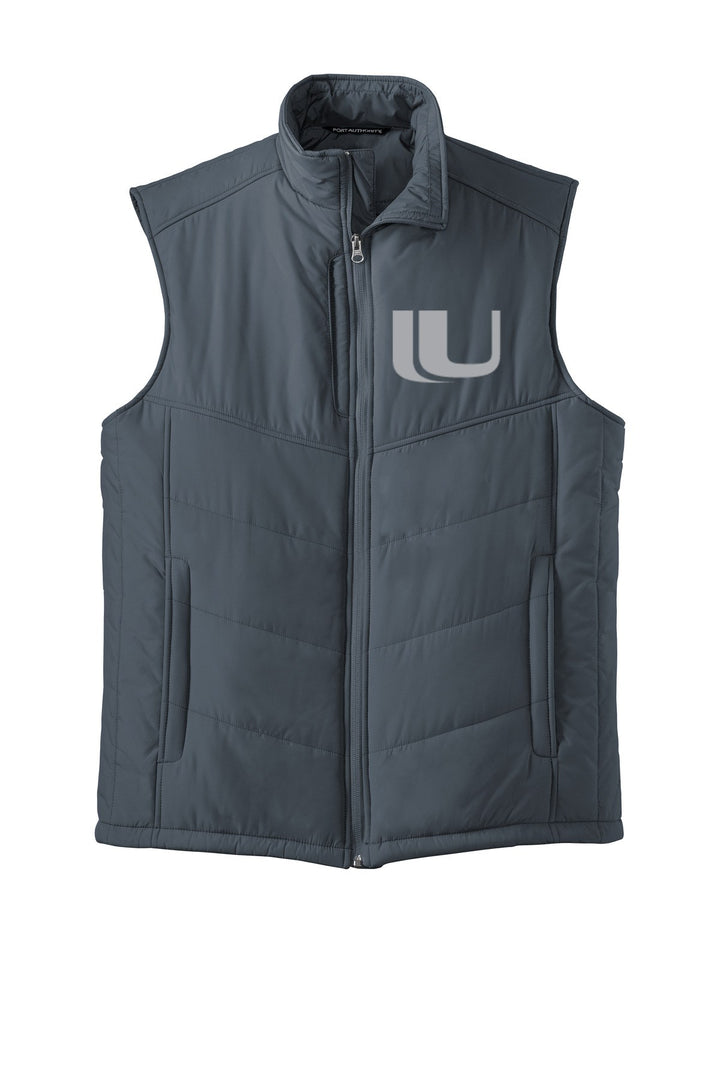 Unison Port Authority Puffy Vest. J709 (EMBROIDERED)