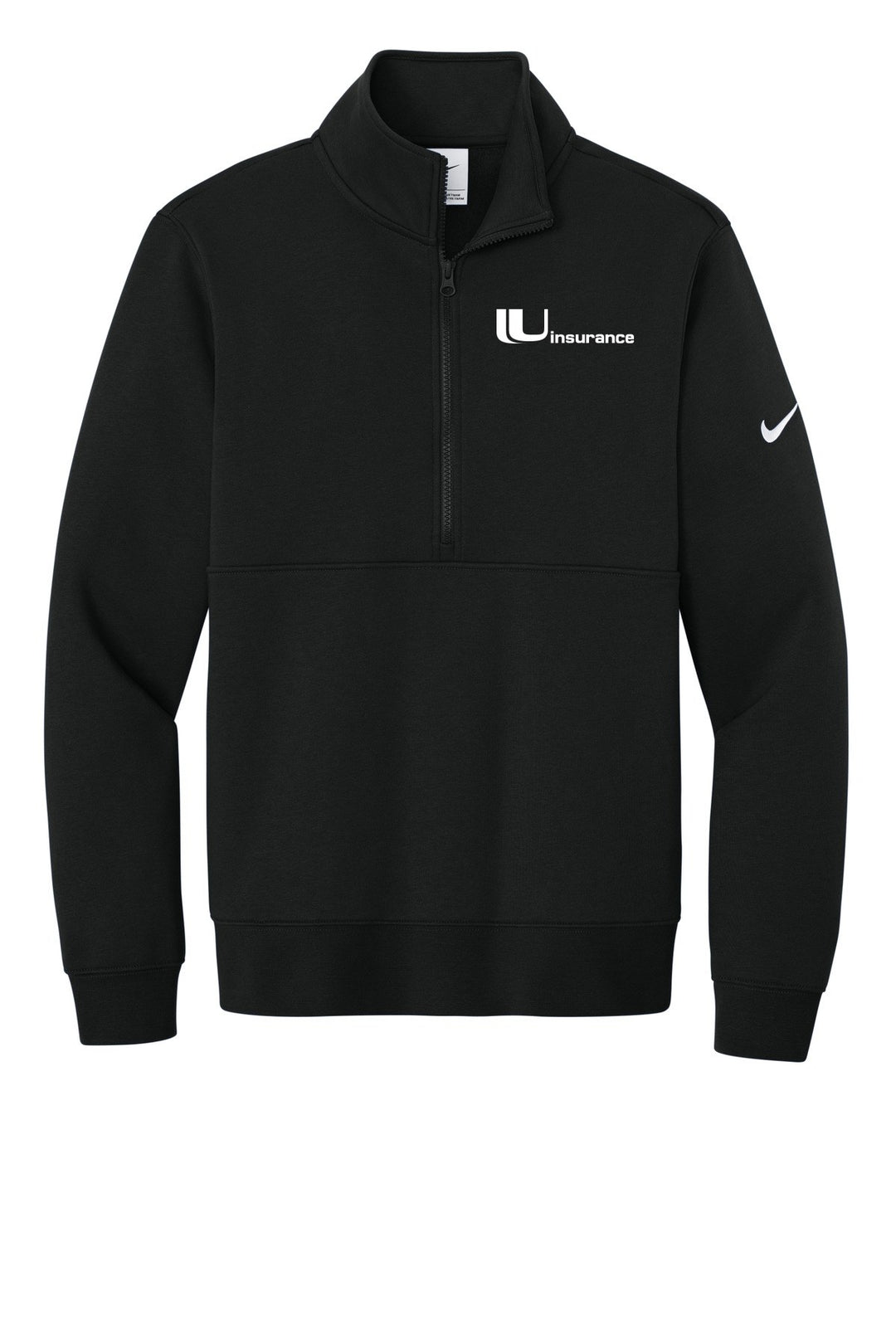 Uinsurance (EMBROIDERED) Unisex Nike Club Fleece Sleeve Swoosh 1/2-Zip NKDX6718