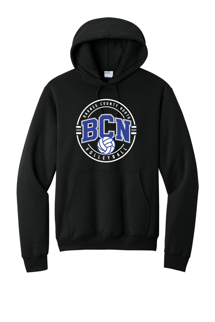 BCN Core Fleece Pullover Hooded Sweatshirt. PC78H