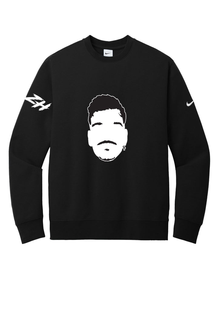 Zesty Nike Club Fleece Sleeve Swoosh Crew NKFD9863