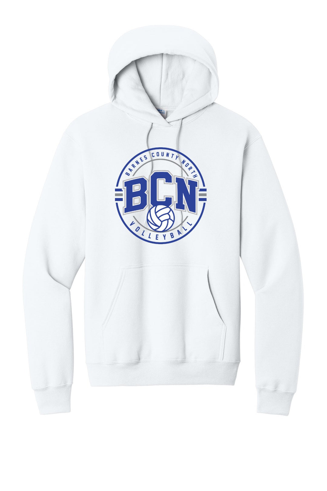 BCN Core Fleece Pullover Hooded Sweatshirt. PC78H