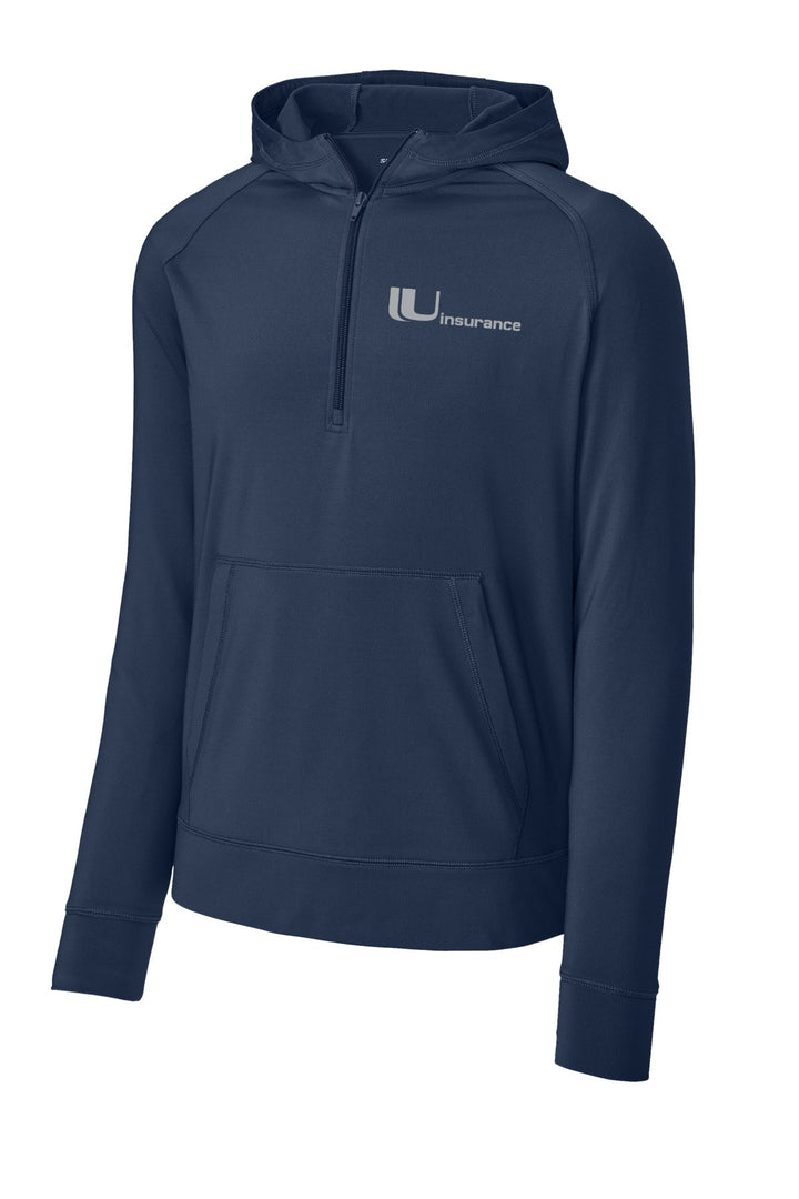Uinsurance Unisex Sport-Wick Stretch 1/2-Zip Hoodie ST856