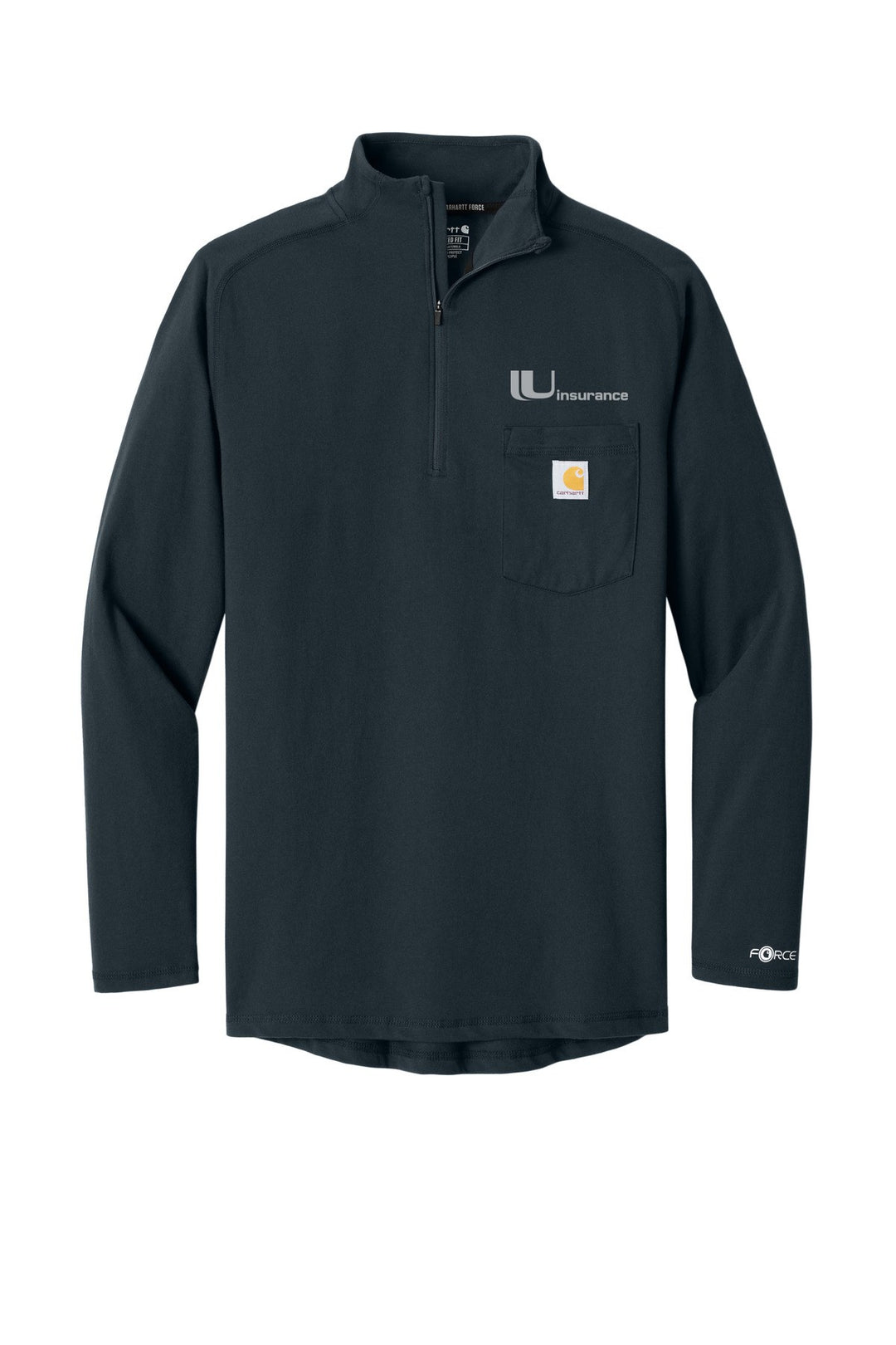 Uinsurance Unisex Carhartt Force 1/4-Zip Long Sleeve T-Shirt CT106660