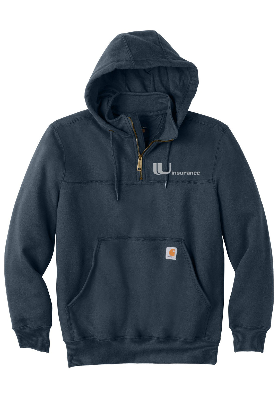 Uinsurance Unisex (EMBROIDERED) Carhartt Rain Defender Paxton Heavyweight Zip Hoodie. CT100617