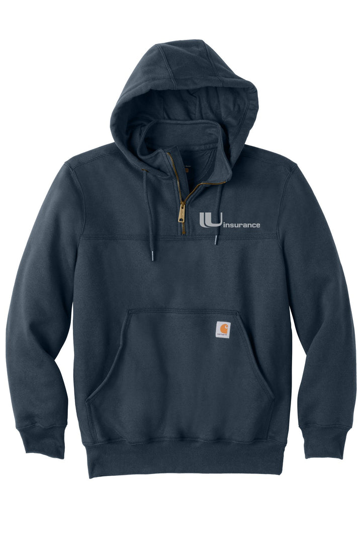 Uinsurance Unisex (EMBROIDERED) Carhartt Rain Defender Paxton Heavyweight Zip Hoodie. CT100617