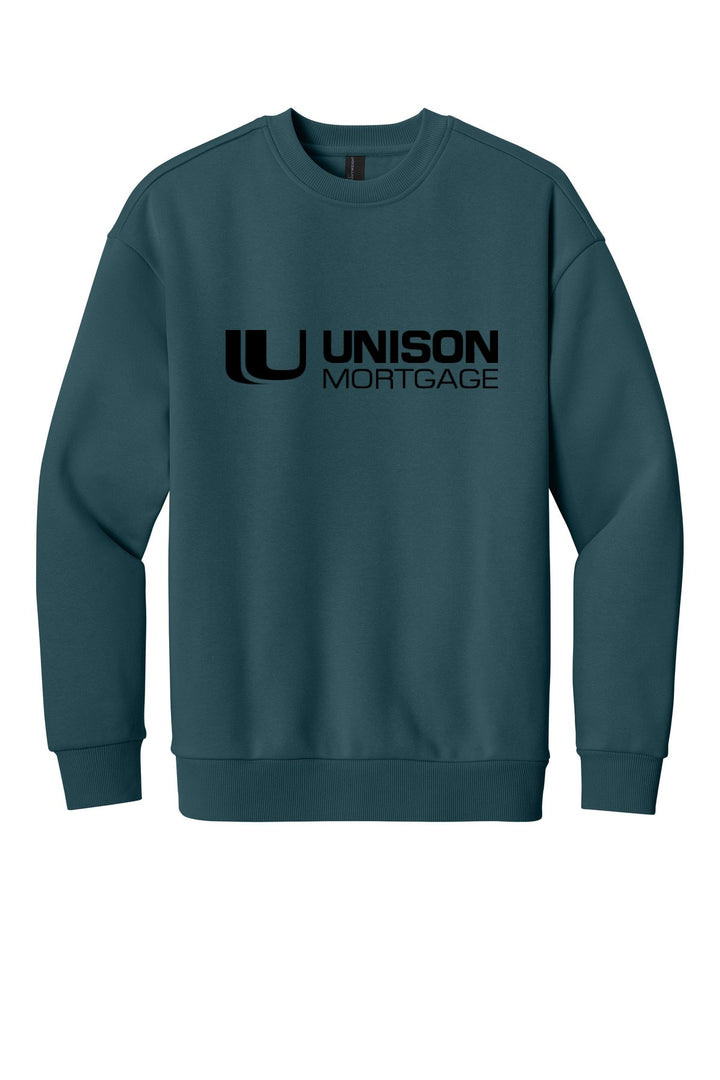 Unison Mortgage Unisex District V.I.T. Heavyweight Fleece Crew DT6154
