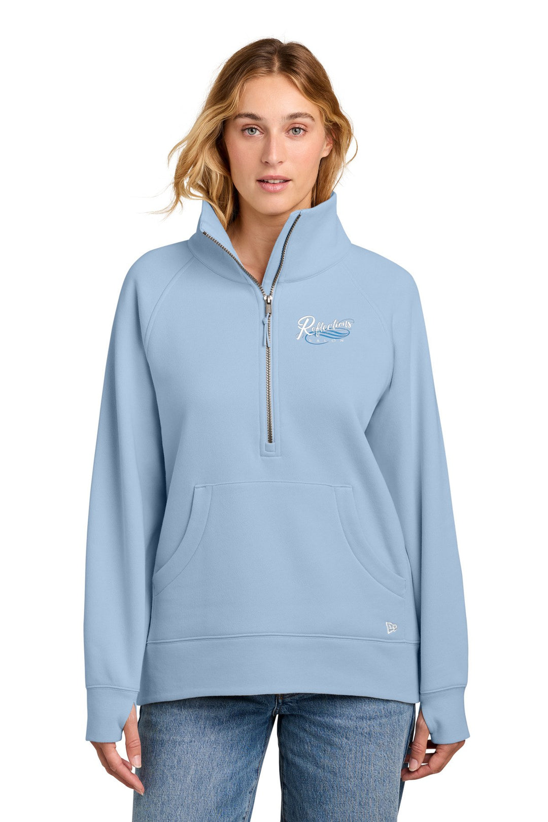 Reflections EMBROIDERED New Era Sweatshirts/Fleece LNEA528 — Refelctions white