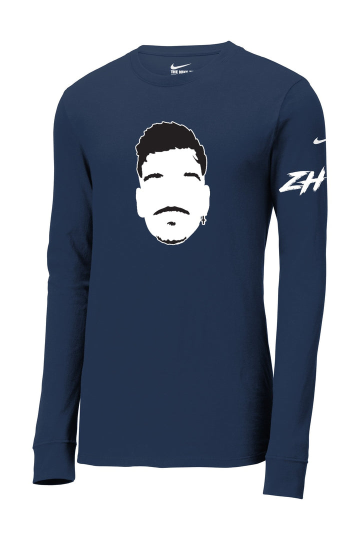 Zesty Nike Dri-FIT Cotton/Poly Long Sleeve Tee. NKBQ5230