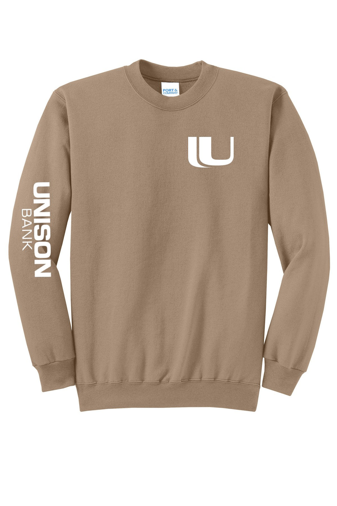 Unison Bank Unisex Core Fleece Crewneck Sweatshirt. PC78